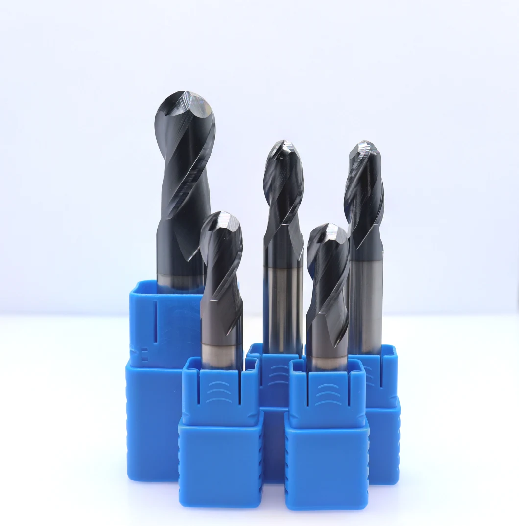 Mts HRC45 4/2 Flutes Ball Nose Carbide End Mill