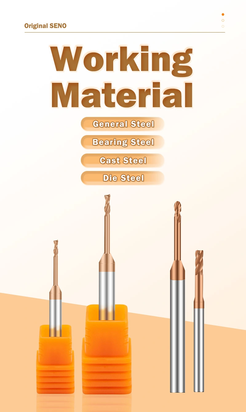 OEM Carbide Tapered 2 Flutes End Mills Manufacturer