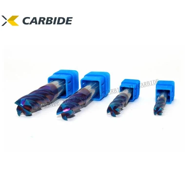Zhuzhou XL kundenspezifische Fräswerkzeuge Wolframkarbid HRC 65 Mikro-Schaftfräser CNC-Fräser