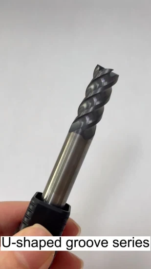 Effiziente Bearbeitung eines Vierkant-Schaftfräsers aus Vollhartmetall für Kunststoffformen